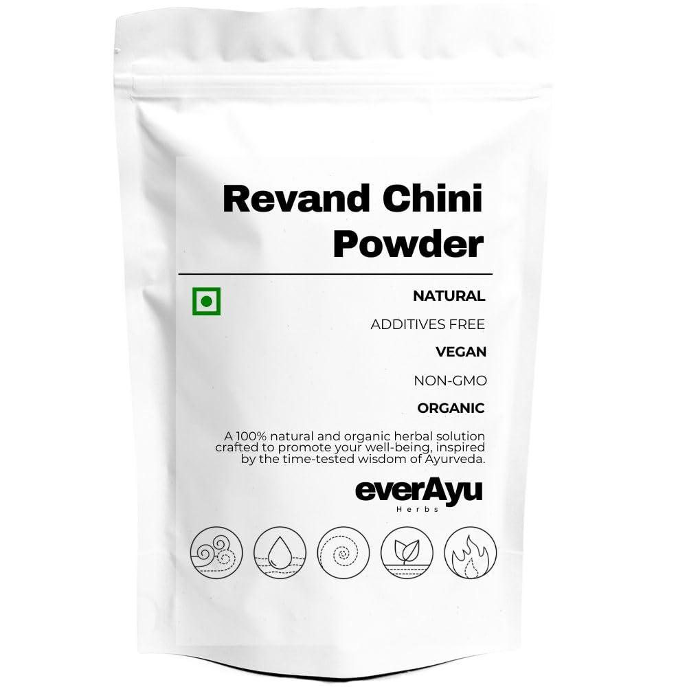 - Revand Chini Powder -Revand Khatai Powder/Rheum emodi Revanchini Lakdi Powder Revan Chini Roots Revand Chini Ladaki churna (50 Gms)
