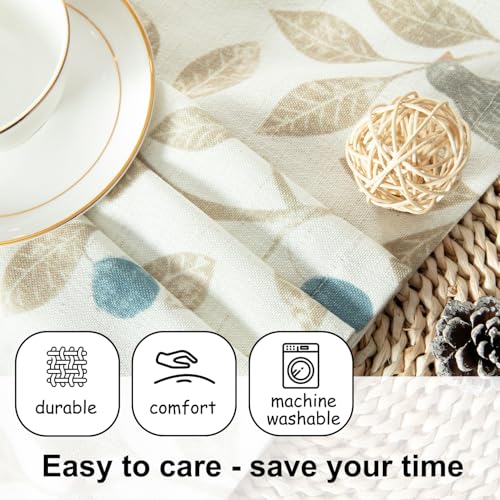 Image of VOGOL Birds Pattern Front Door Curtain, View Reducing Decorative Kitchen French Door Curtains, 1 Panel Faux Linen Drape for Sliding Doorway, 25 x 40 Inches