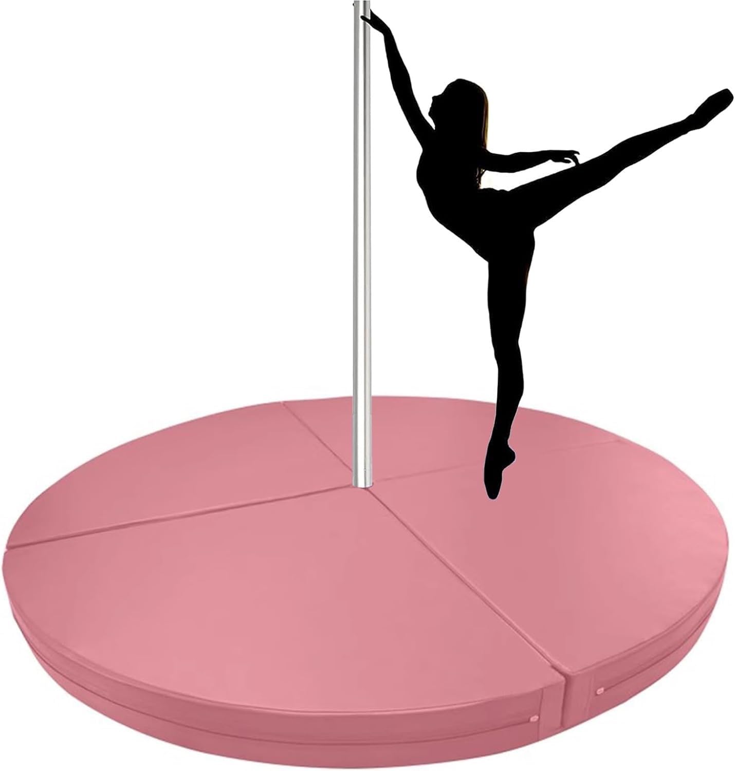 AYCDL Pole Dancing Pole for Home Pole Dance Mat Gymnastic Exercise Yoga Fitness Dancing Mat, Specialized Fall Safety Padding Made for Pole 45mm Spinning Dance Pole,170cm/5.6ft/67in-Thick 3cm/1in