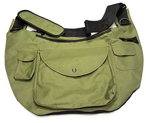 Bolsa lateral de caza con compartimentos estancos para equipo de rastro