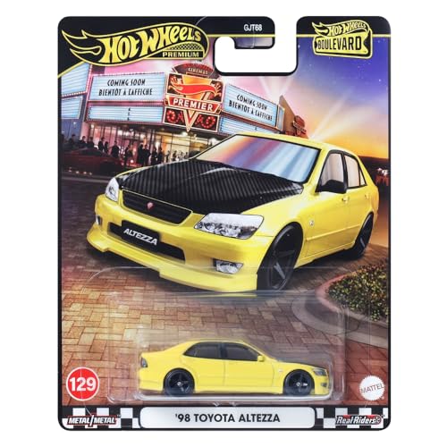 Hot Wheels Toyota Alteza Mini Carro 1:64 Amarillo miniatura 6