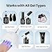 Beetles UV Nail Lamp - LED Nail Lamp with 3 Timer 30/60/120s UV Light for Gel Nails Smart Sensor Nails Dryer for Fast Curing Gel Polish Top Coat and Base Coat, DIY Salon Manicure Art Tools, White