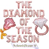 Tea Party Bridal Shower Decorations, The Diamond of the Season Banner Foil Balloons for High Tea Par