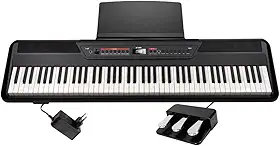 Piano Digital Bravo Music 88 Teclas Semi Pesadas Bp9900 (Preto)