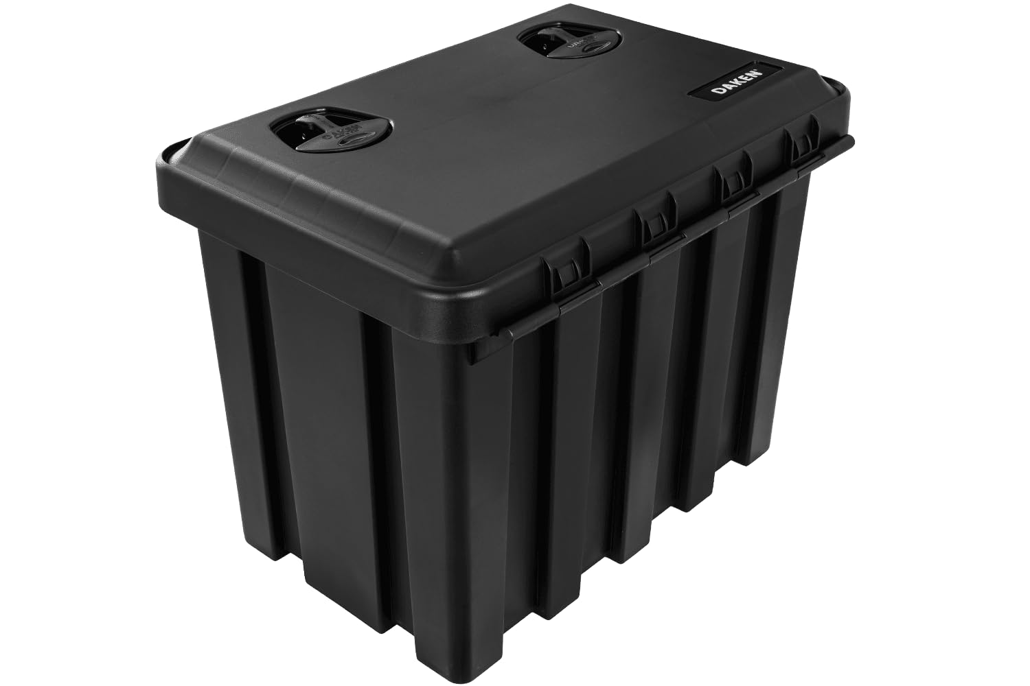 DAKEN JUST 81104 Werkzeugkasten 70l Staukasten 600x415x460 mm für LKW und Anhänger Unterflurbox inkl. Montagehalterungen 200 kg Belastbarkeit 2 Schlösser wasserdicht und staubgeschützt