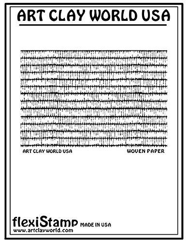 FlexiStamps Texture Sheet Woven Paper Positive Design - 1 pc.