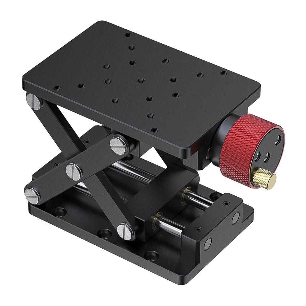 Plataforma Elevadora Manual De Eje Z De 55 Mm A 122 Mm, Plataforma De Desplazamiento Deslizante Óptico De Alta Precisión, Mesa, Plataforma Lineal, Gato De Laboratorio