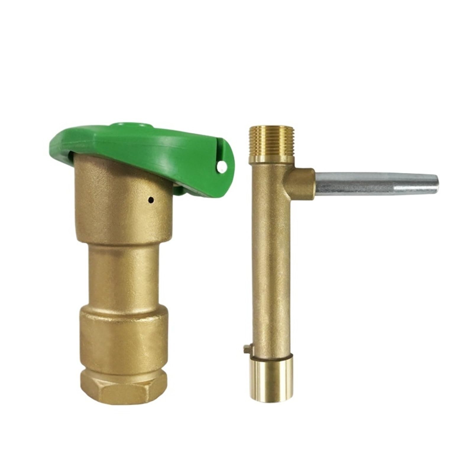 Válvula de entrada rápida de agua con rosca macho de 3/4 "y 1", acoplamiento rápido, riego de césped y jardín, lavado de coches, equipo de hidrante de plástico