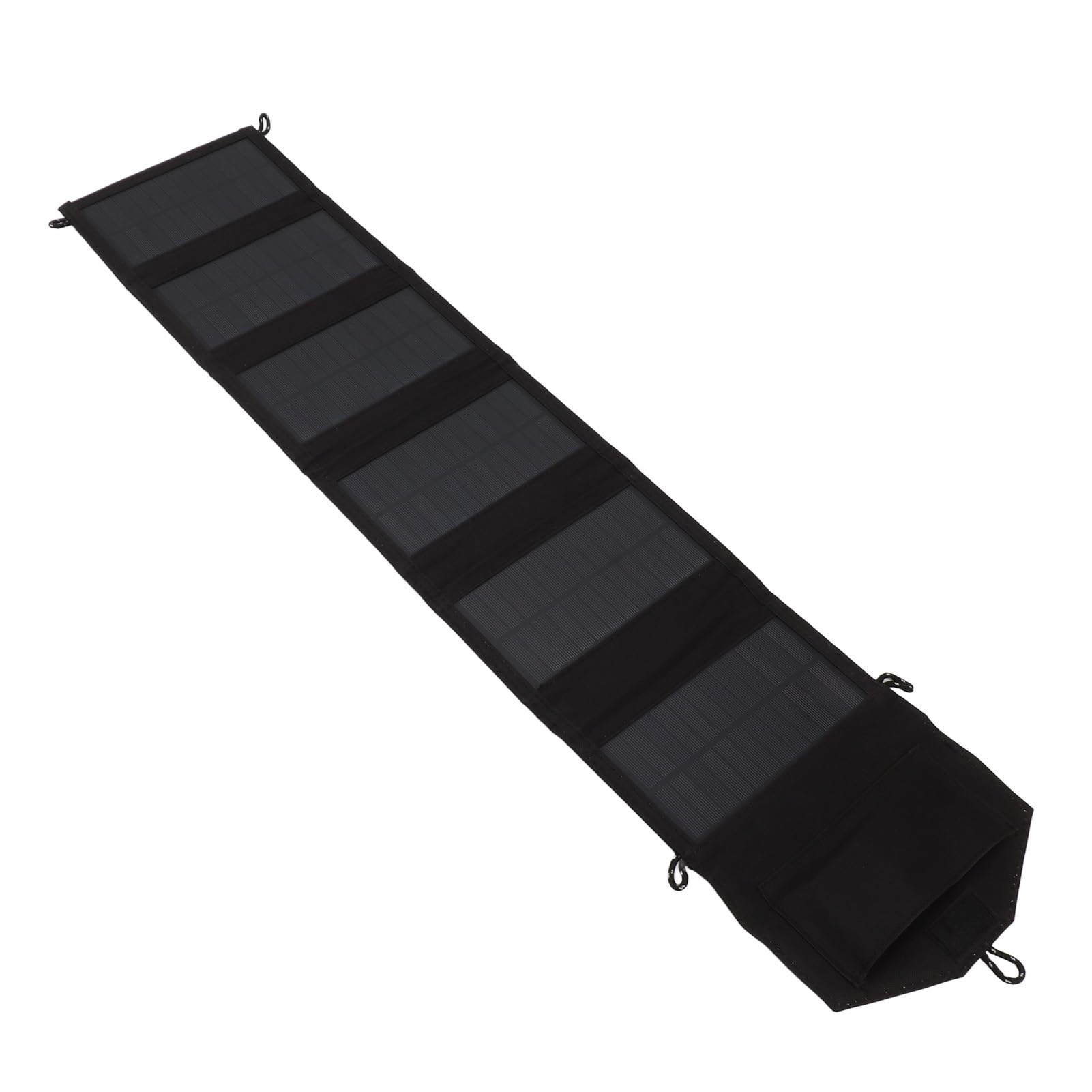 Cargador de Panel Solar de 20 W, Kit de Cargador Solar Plegable con Silicio Monocristalino, Salida USB de 5 V, Energía Portátil IP65 para Senderismo, Camping, Viajes, Teléfonos Inteligentes,