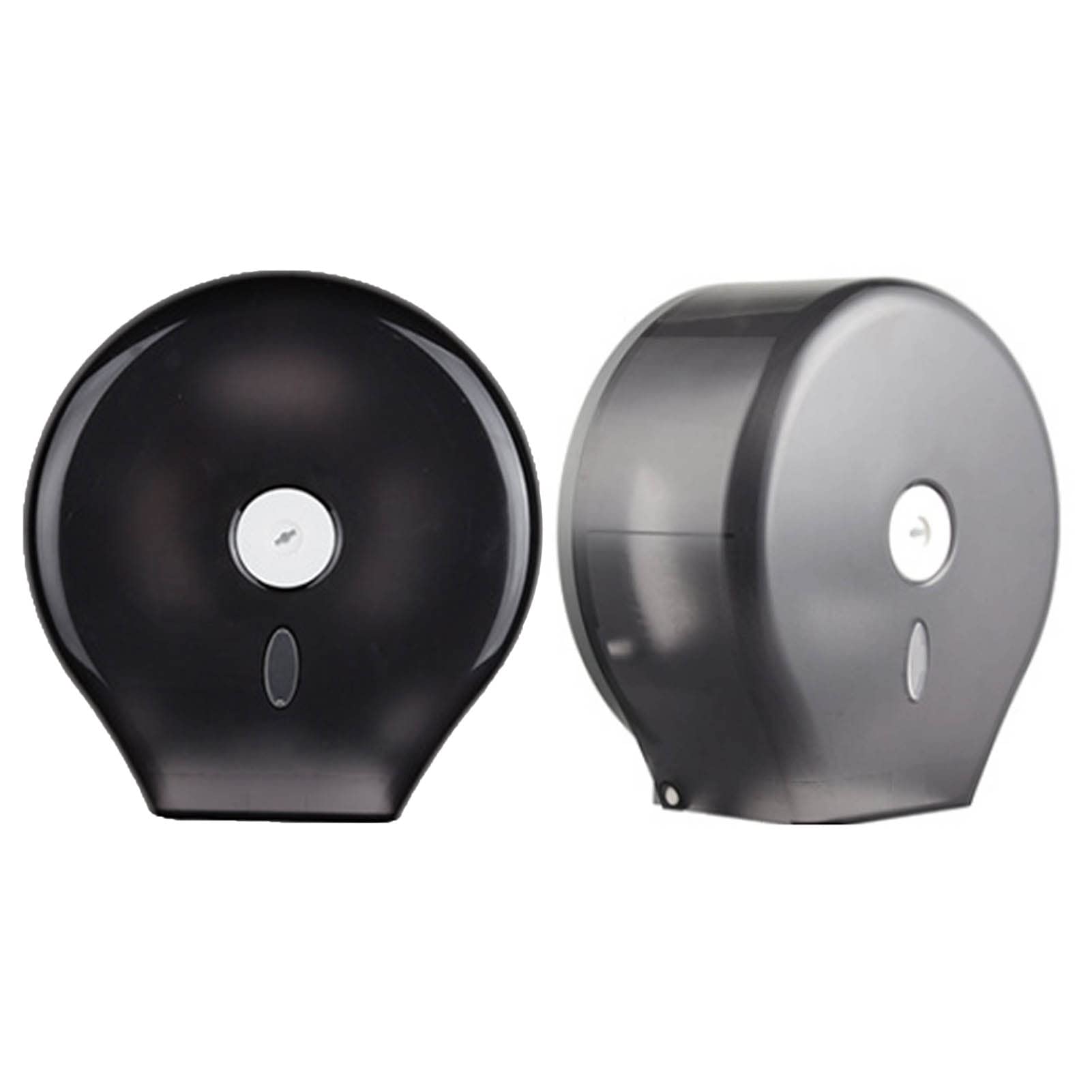 Dispenser di Asciugamani di Carta Montaggio a Parete, Dispenser di Asciugamani di Carta Porta Asciugamani di Carta a Parete Senza Perforazione con Design a Serratura Per La Casa Commerciale Nero Trasl