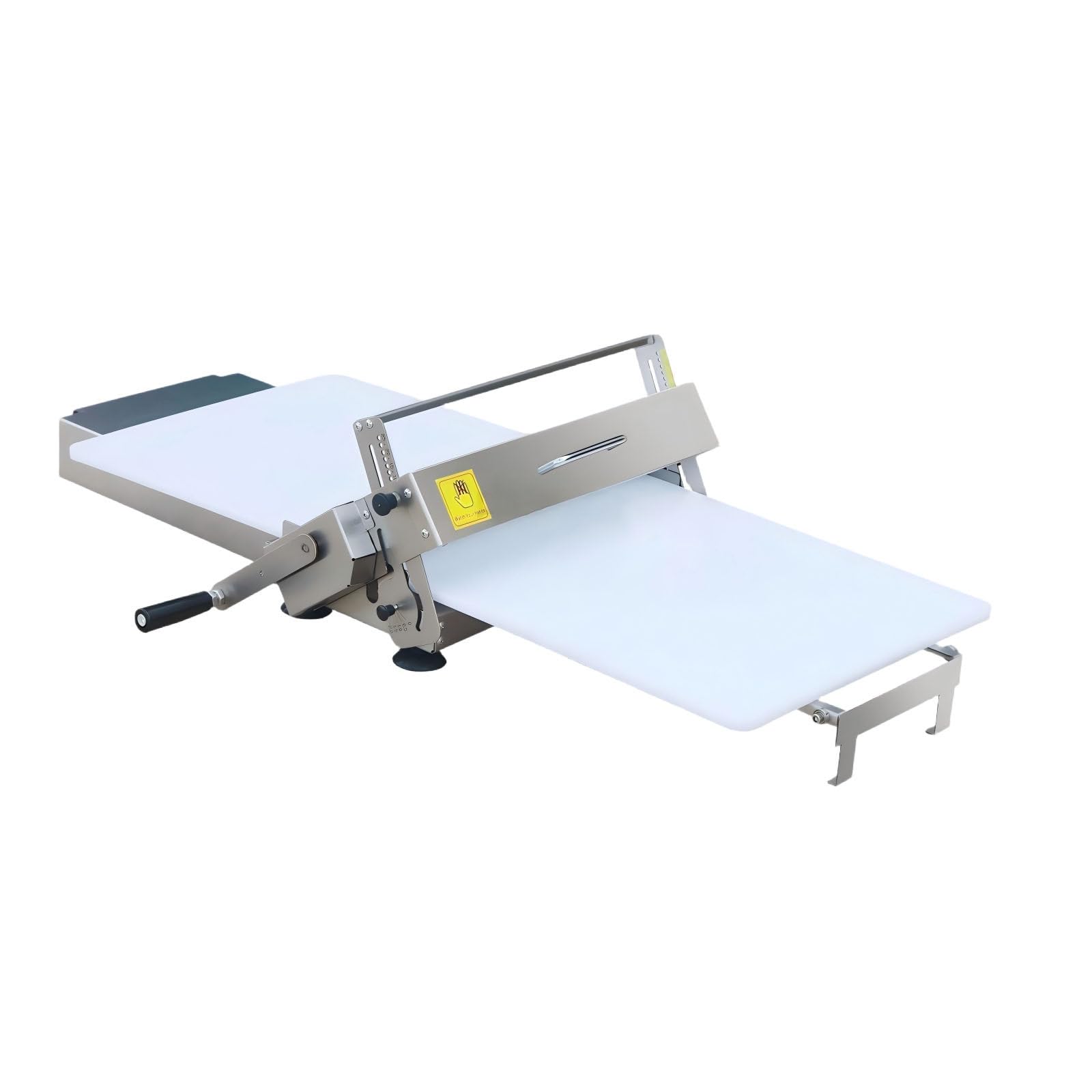 Ręczna Składana Wałkarka Do Ciasta, Laminator Ze Stali Nierdzewnej, Regulacja Grubości 0-25 mm, Łatwy W Czyszczeniu, Do Ciasta Francuskiego Na Croissanty I Pizzę