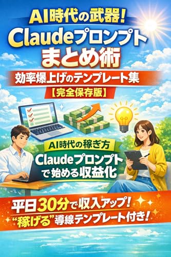 AI Jidai no Buki Claude Prompt Matomejutsu Kouritsu Bakuage no Templateshuu Kanzen Hozon-ban: AI Jidai no Kasegikata Claude Prompt de Hajimeru Shuuekika (Japanese Edition)