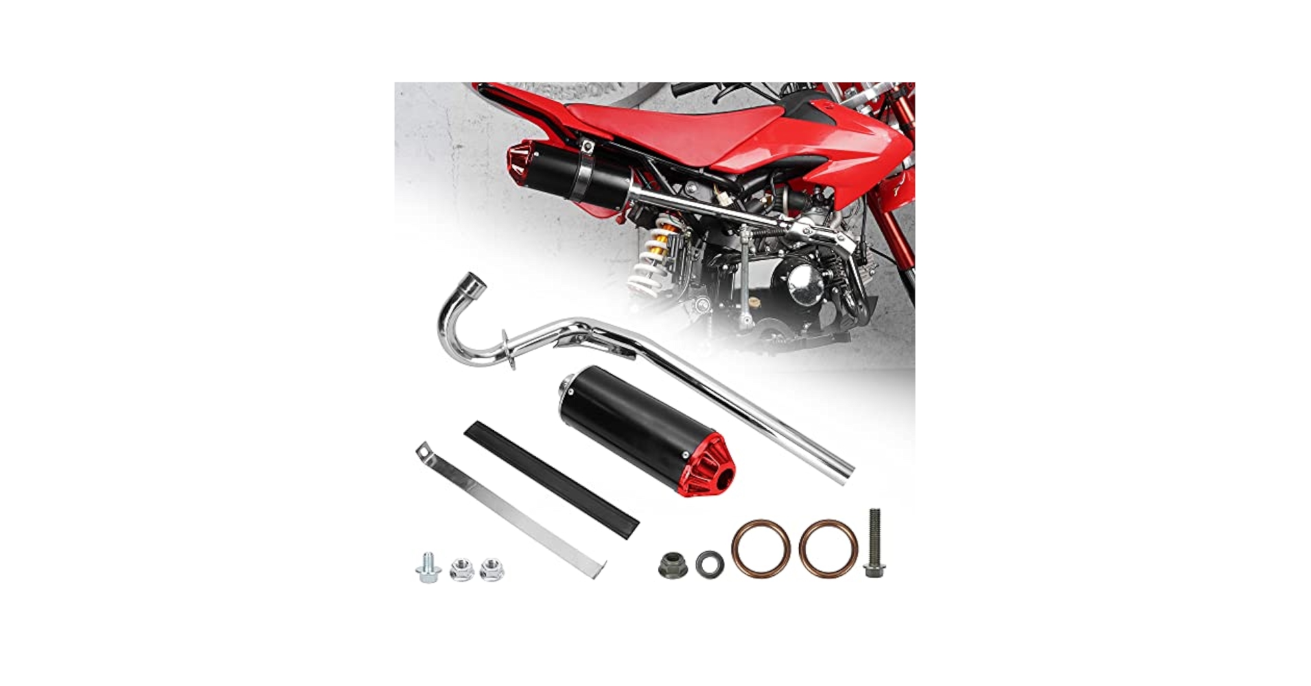 Amazon.com: 28mm Exhaust Muffler Silencer Pipe Assembly for