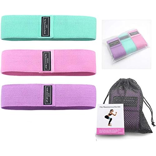 ZOESON Resistance Exercise Bands for Home Fitness, Strength Training, Physical Therapy, Pilates Flexbands, 30" x 3.15"