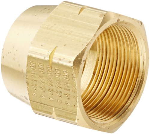 Image of EATON Weatherhead 33808-B Nut, CA360 Brass, 1 /2 inch Hose ID,