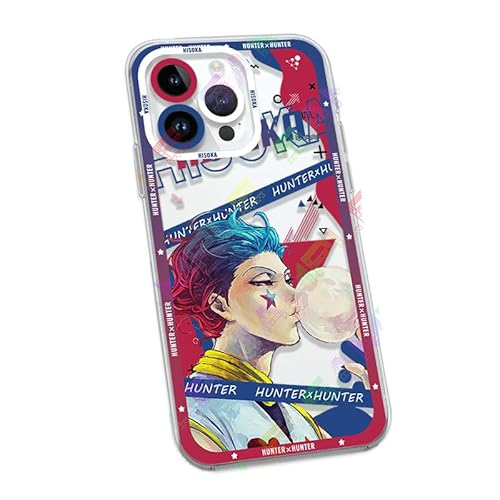 ハンター×ハンター ヒソカ モロウ iPhone 16用の スマホケース 耐衝撃 全面保護 TPU素材 アイフォン13 携帯カバー 防塵 軽・薄型 多機種対応