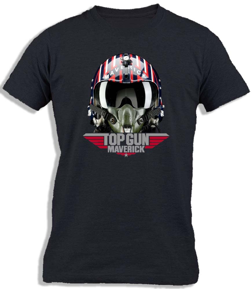 Pilot Maverick Tomcat Helmet | Jet Fighter Pilot | Aviation Geek | Maverick Jet Mask Pilot F-14 | Movie Cotton T-Shirt For Men