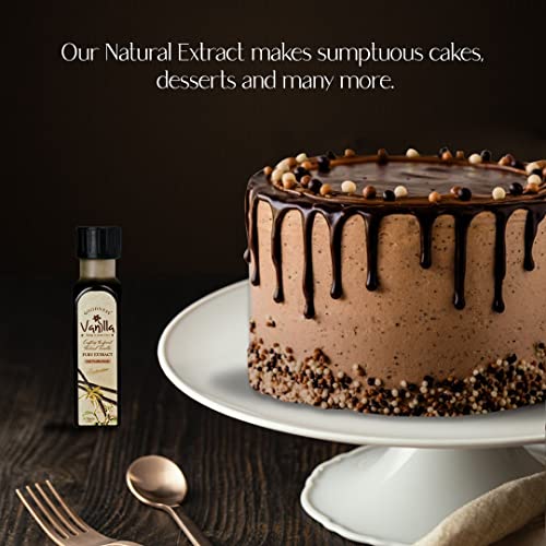 Image of Goodness Vanilla 100% Natural Premium Vanilla Extract Liquid for Baking, Desserts, Whipped Cream & Frosting - 100 gm (Pack of 1)