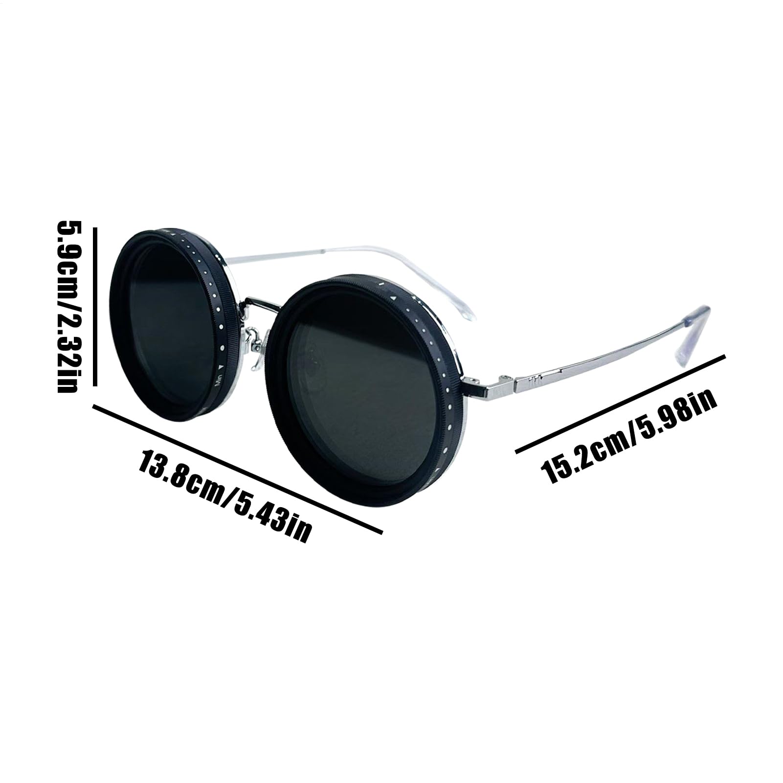 Męskie sportowe okulary przeciwsłoneczne – regulowane polaryzacyjne okulary wędkarskie, zaokrąglone okulary motocyklowe, ochrona przed promieniowaniem UV do jazdy na rowerze, wygodny uchwyt na nos