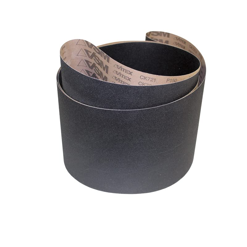 VSM CK721X - Bandas de lija (75 x 533 mm, para metal y acero, grano: 24 (50 bandas)