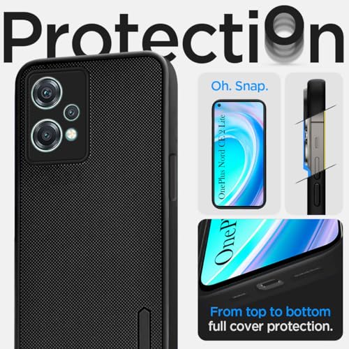 Image of Jkobi Back Cover Case for Oneplus Nord CE 2 Lite 5G (Textured Grip Design | Camera Protection | Slim and Light Weight | Soft Touch and Feel | Black)