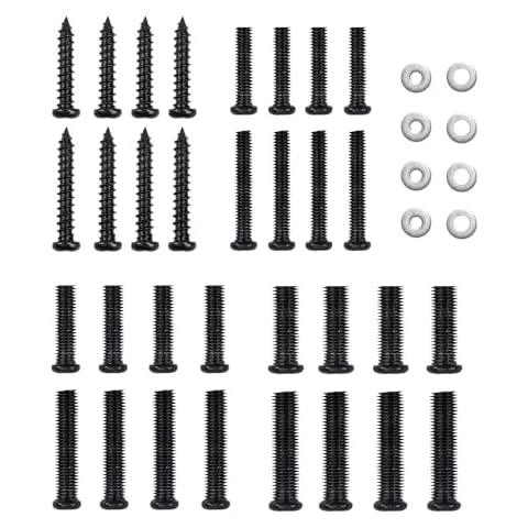 Coret Universal TV Stand Screws and Washers for TCL No Drilling Table Top TV Stand Legs Screws Kit for 32S305 32S301 32S4610R 40S305 40S330 40FD5406 43S325 43RP620K 50S425 50S535 50S446 55S434 55S425 Cover