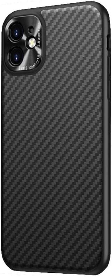 Funda de fibra de carbono contra golpes para iPhone 11 Pro ligera y antiarañazos