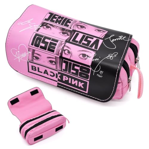 YCVBCY Pink Estuche para lápices, Bonito Bolsa Estacionaria Impermeable de Dibujos...