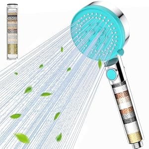 Gritin Duschkopf mit Filter Handbrause