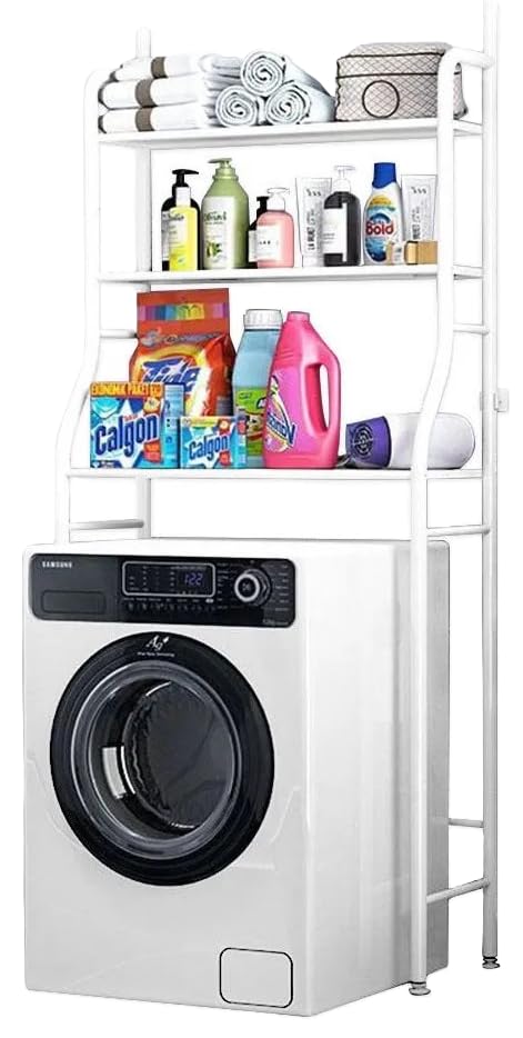 Organizador Banheiro Estante Rack Com 3 Prateleiras Para Lavander...