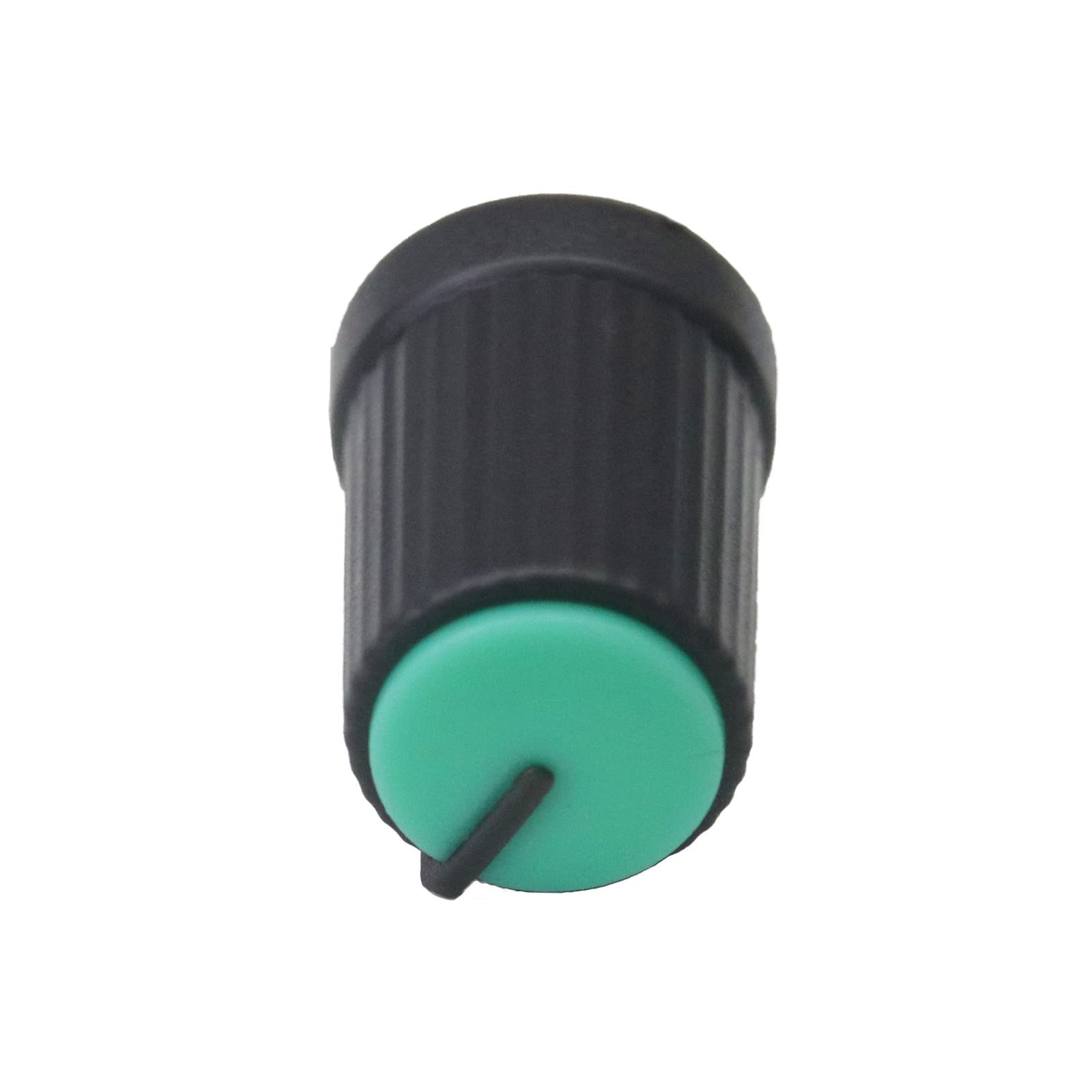 6m D-Shaft Hole Grey Body Colour Cap Mixer Control Knobs Pack of 10 (Green/Dark Grey), Green / Dark Grey - Image 4