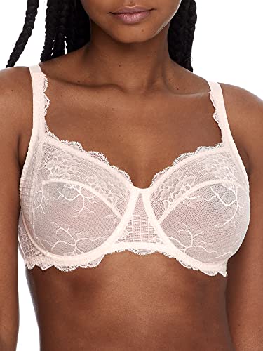 Soutien-gorge armatures décolleté carré Rose Sakura 100C pour stopper les douleurs d'épaules