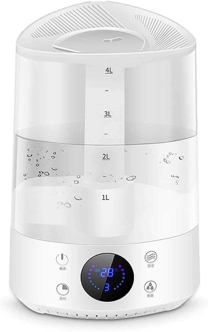 Humidifier for Bedroom Premium Quality 4L Capacity for Large Room Cool Humidifier with Humidistat - Whisper Quiet Humidifier
