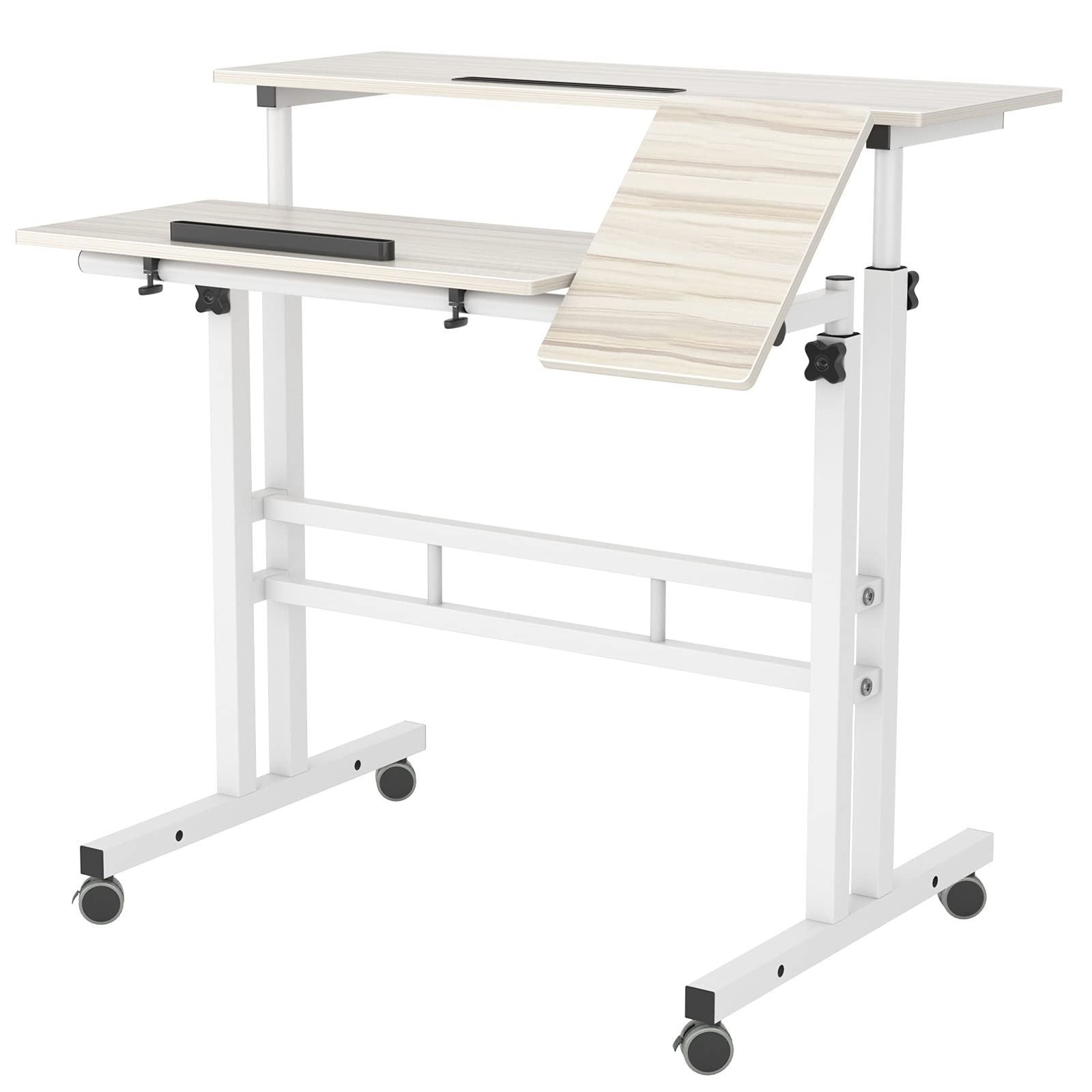 Buy SogesHome Mobile Computer Table Laptop Desk Workstation Adjustable