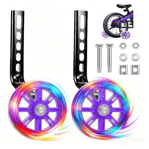 TFSZE Stabilisatoren für Kinder, Hilfsrad, Stabilisator, Stützräder für Kinderfahrrad, verstellbare Trainingsräder für Kinder, Universal-Fahrradrad für Fahrräder