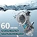 Insta 360 X5 Invisible Dive Case, Waterproof Up to 60m (197ft) Splash Prevention Housing, Underwater Dive Protective Shell for Insta360 X5 with Bracket Accessories