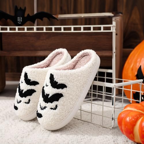 Image of Halloween Christmas Slippers Holiday Slipper House Shoes Home Slipper for Women Fuzzy Outdoor Indoor Bedroom Slippers