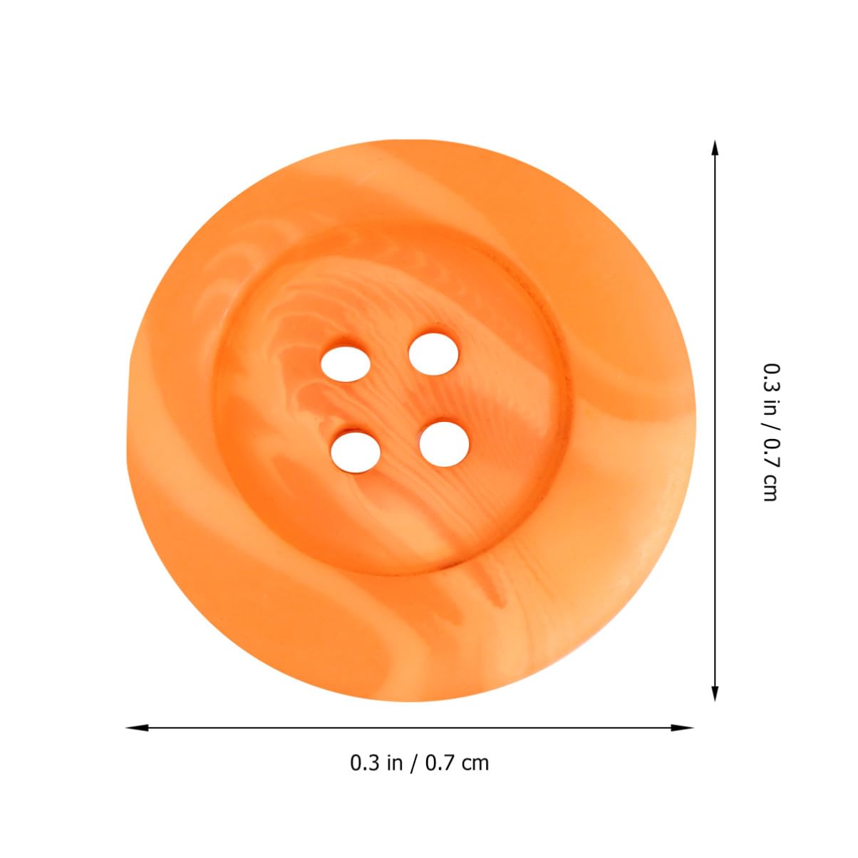 Bottoni in Resina Assortiti 7mm-35mm 1000 Pezzi per Cucito