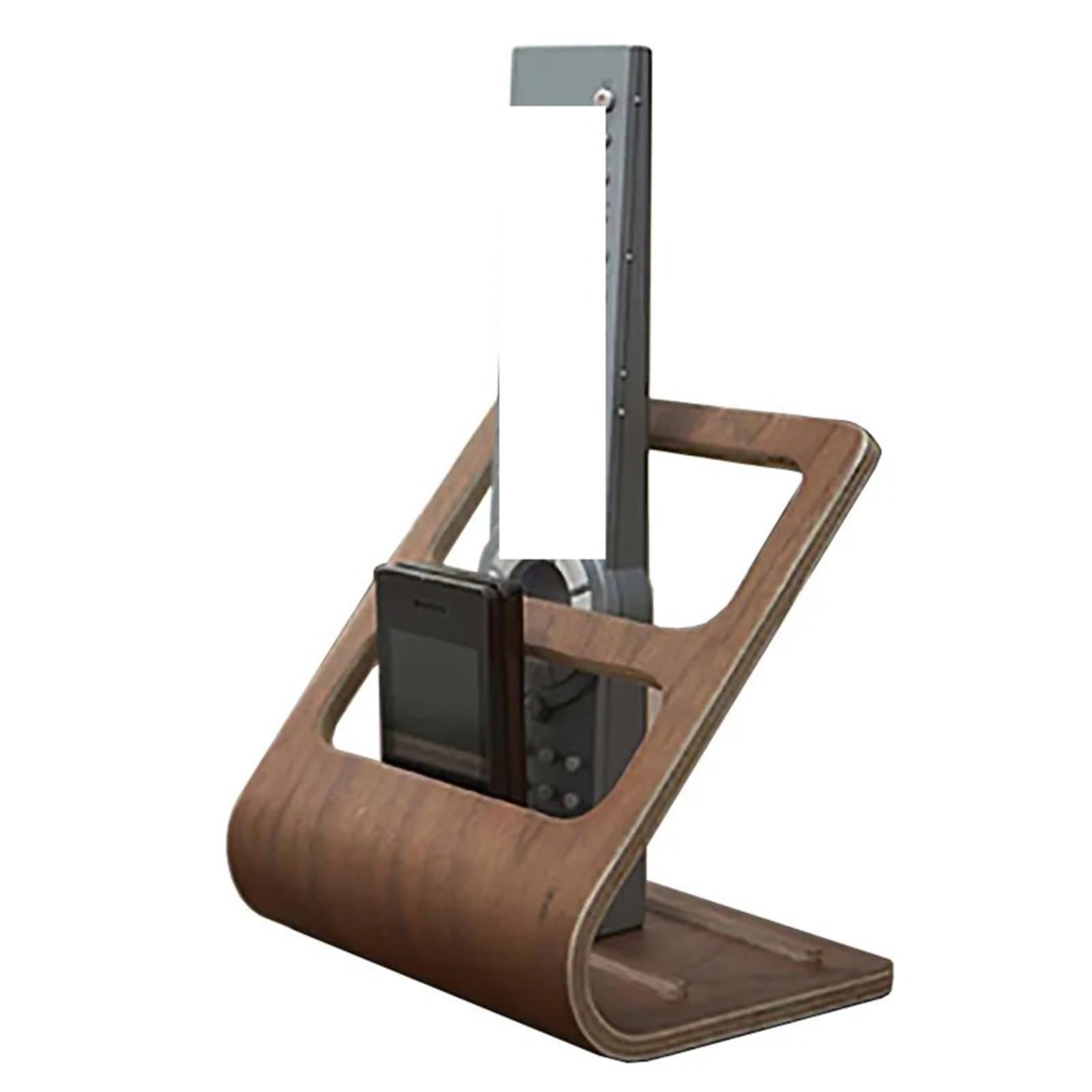 WUYXTO Mobile Phone Container Desktop Sundries Organizer Bracket For Home Living Room Office TV Remote Control Storage Rack For Desktop(Brown)