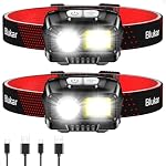 Blukar – Blukar LED Stirnlampe Wiederaufladbar, 2000L Kopflampe mit R
