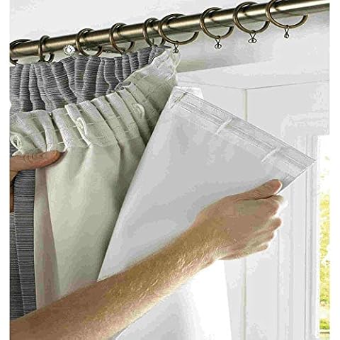 rejuvopedic SRC 90" width x 72" drop, Blackout Thermal Curtain Lining. ***Now Includes 25 Curtain Hooks *** Cover