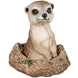 Polyresin ist eine Art Kunststein, der aus einer Mischung aus gemahlenen Steinen und künstlichem Harz hergestellt wird. Die Masse wir in eine Gummiform gefüllt und ausgehärtet. Dabei entsteht ein sehr formschönes und detailliertes Produkt