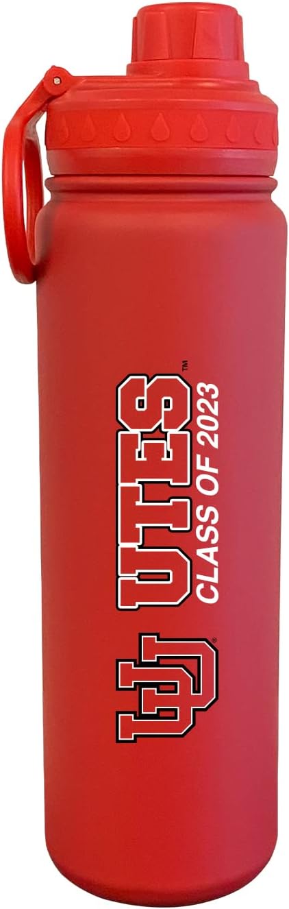 The Fanatic Group University of Utah Class of 2023 24 oz. Stainless Steel Bottle - Red