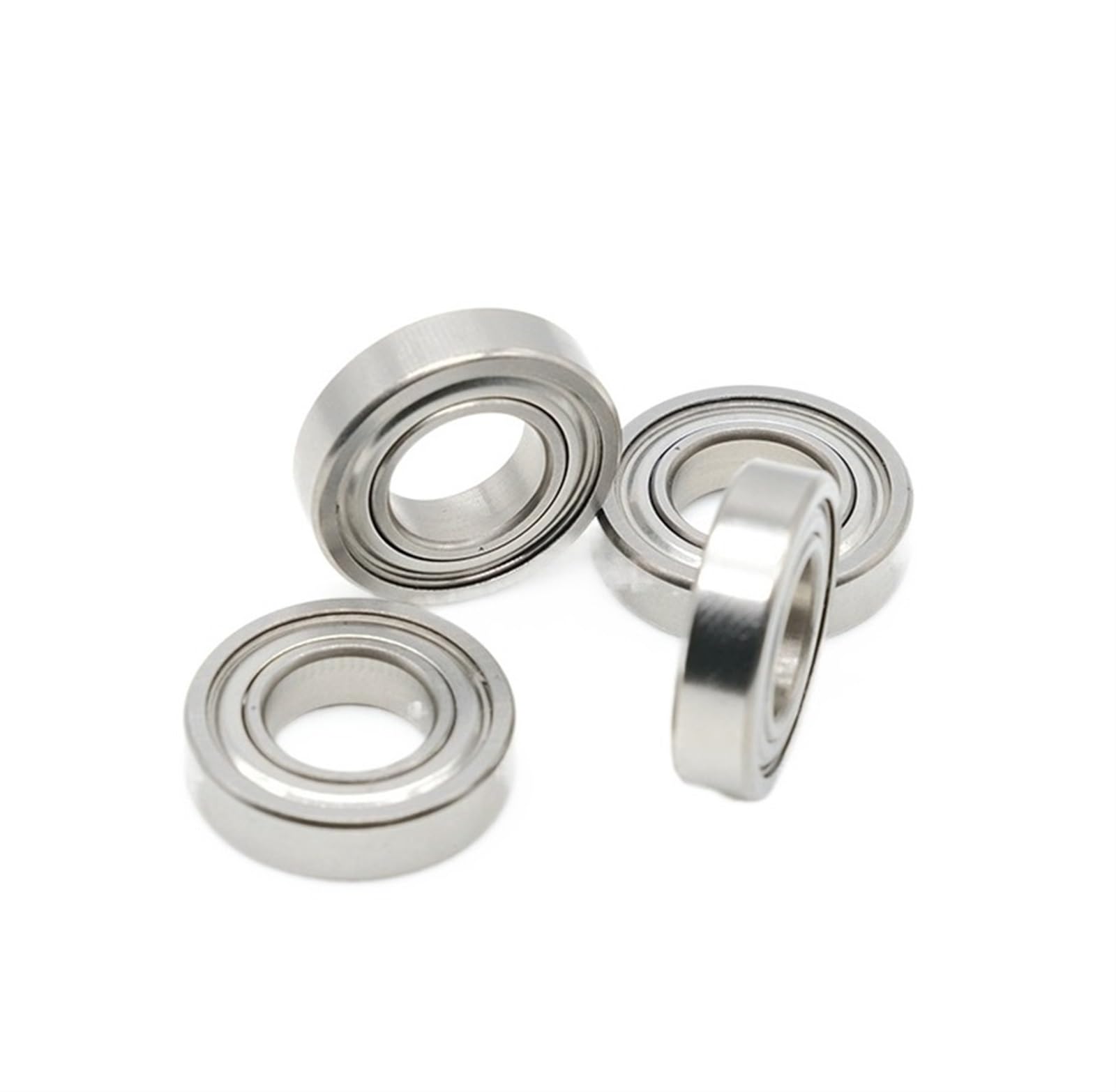 HYUJNAFZR Bimetal Seal Shield Micro deep Groove Bearing 10pcs S6800ZZ 10x19x5mm Stainless Steel Ball Bearing