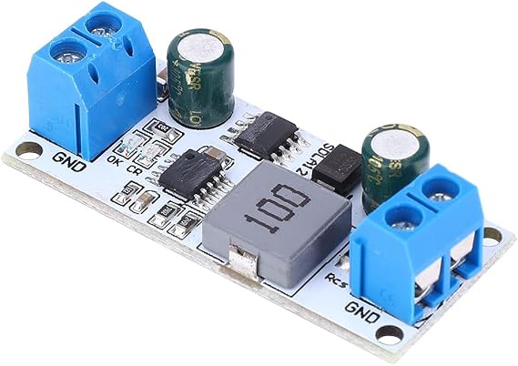 Fafeicy Solar Controller Module, Acid Battery Charger Module, for 1-1000AH 12V MPPT Solar Controller (with Terminal), Solar Controller