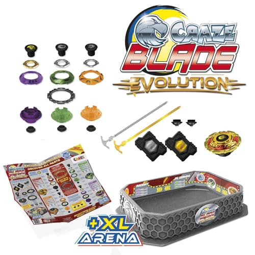 Miniatura 3 de Craze Calendario De Adviento Infantil Blade - Calendario De Adviento Para Niños Y Niñas Con Juguetes De Peonzas Con Arena De Batalla Y Lanzador