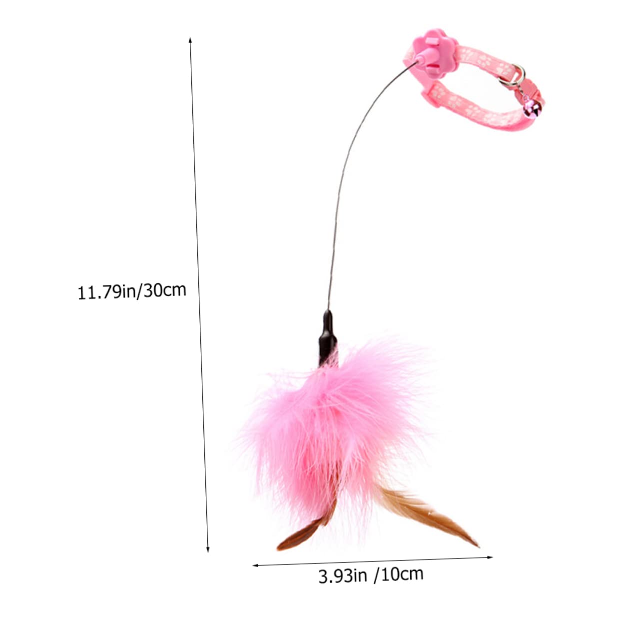 TOYANDONA 2 Pièces Interactifs pour Cannes à Plumes Amusantes pour Instinct de Chasse de Votre Chat Accessoires de Jeu pour Chat