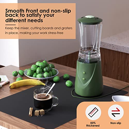 KitchenRaku Extra Large Silicone Mat for Kitchen Worktop Protector Nonstick Heat Resistant Countertop Mat, Nonskid Placemat - Image 3