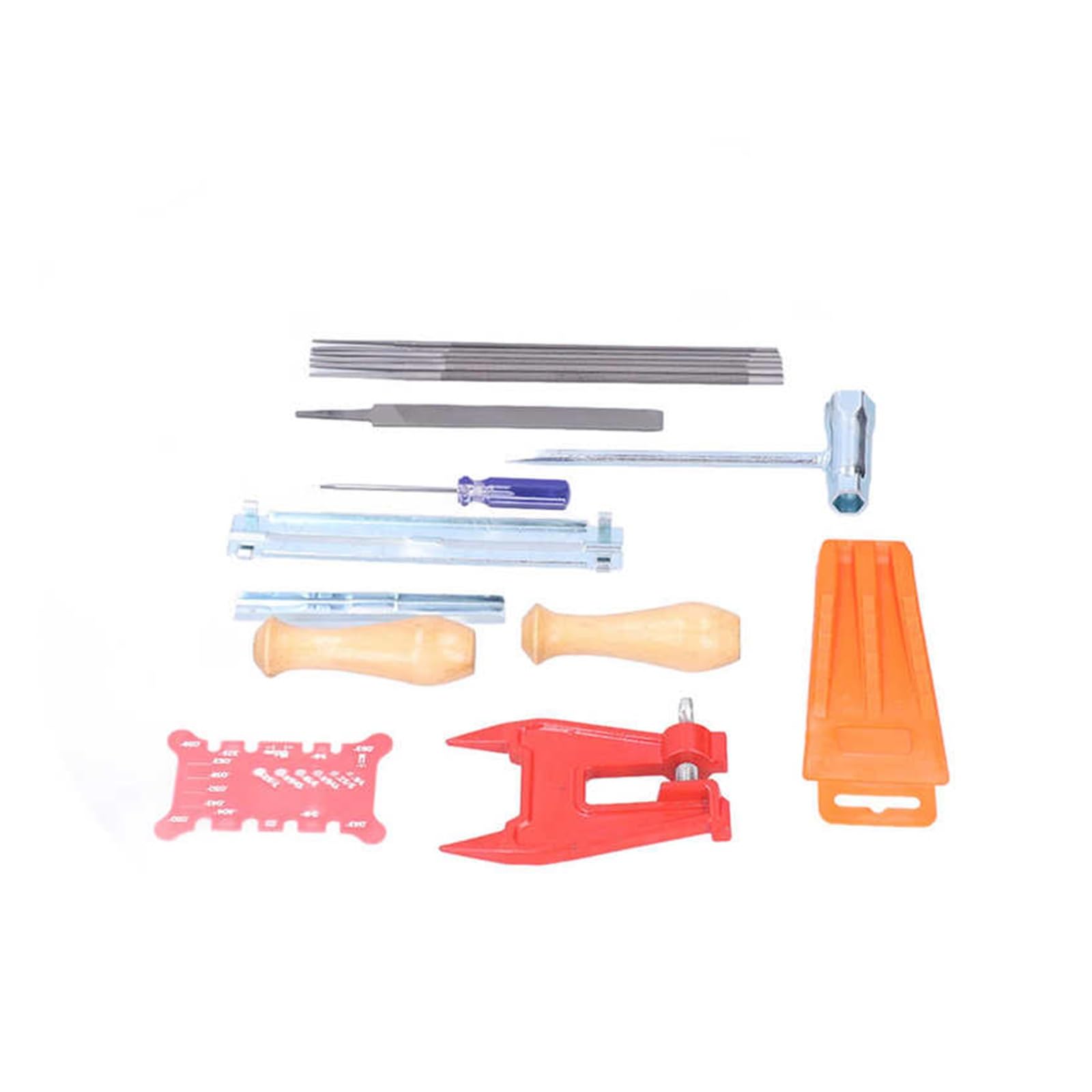 Affilacatene for motoseghe Kit for affilare catene for motoseghe con cassetta degli attrezzi for la manutenzione