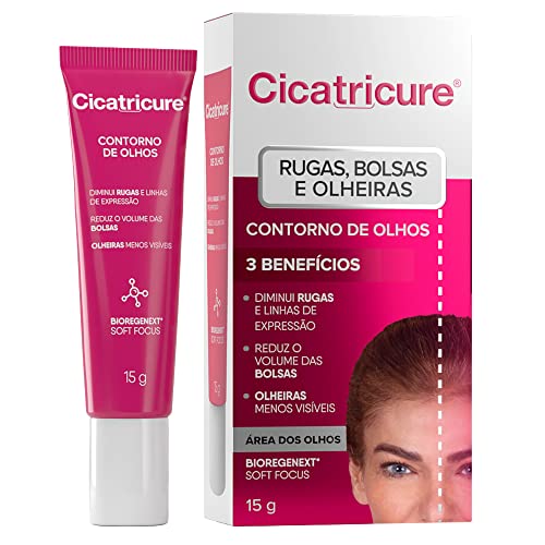 Cicatricure Creme Contorno dos Olhos 15g Para Olheiras Com Efeito Clareador Previne Olheiras e Inchaços Na Região Dos Olhos Aplicação Dia/noite Diminui Rugas com BioRegenext